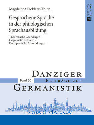 cover image of Gesprochene Sprache in der philologischen Sprachausbildung
